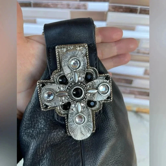 Leather rock usa black leather bag - Picture 9 of 17